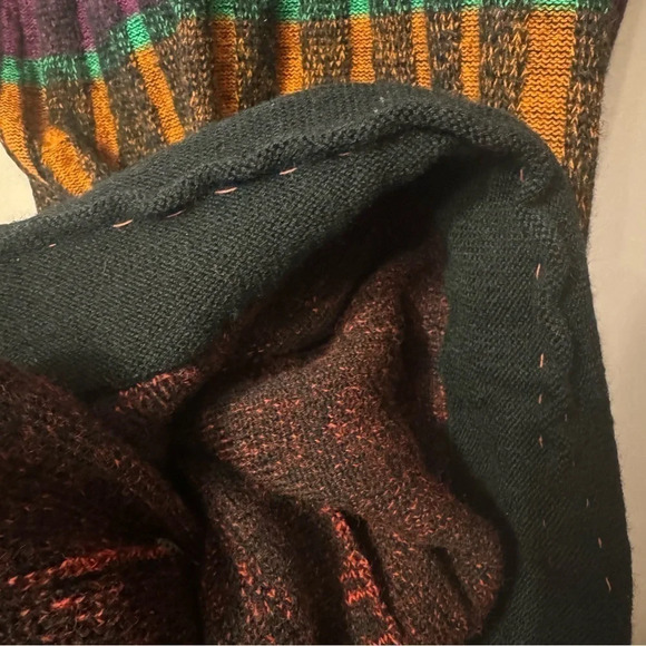 LANVIN Sports Wear Long Sleeve 100% Wool Knit Long Dress Vintage 70’s Size 8 - Picture 8 of 13